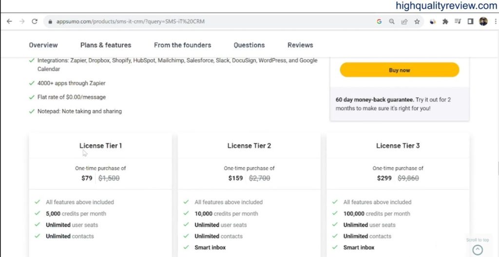 SMS it is a marketing and sales CRM software that will help you to generate more leads across SMS email