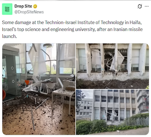 Strikes on Infrastructure, Educational Institutions, News